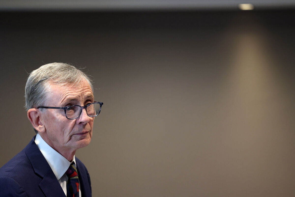 Dr Gabriel Scally briefing media in the Radisson Blu Royal Hotel, Dublin, on the Review of the Implementation of Recommendations of the Scoping Inquiry into the CervicalCheck Screening Programme. Photograph: Sam Boal / RollingNews.ie