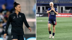 <p>FINAL FACE OFF: Ali Krieger and Megan Rapinoe will be on opposing sides of the effort to secure the greatest prize of US domestic soccer.</p>
