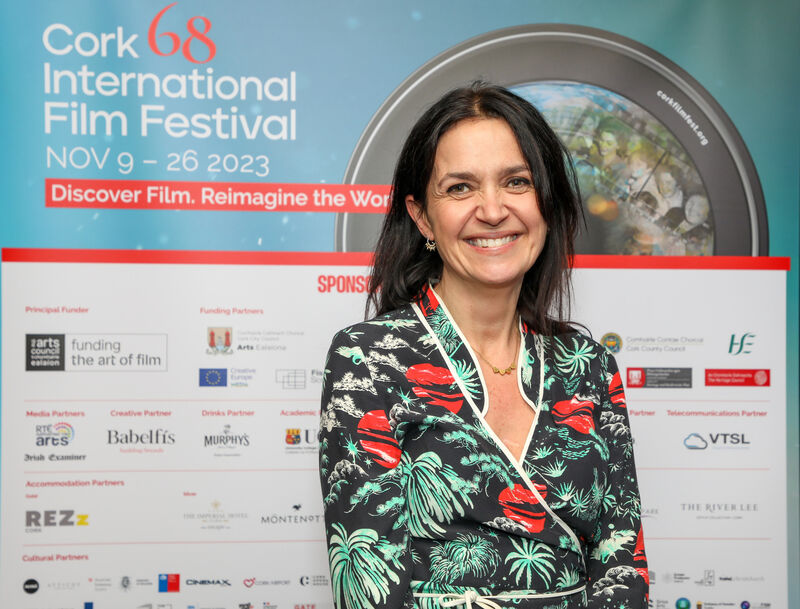 Vicki Maye of the Irish Examiner at the Cork International Film Festival gala night. Vicki Maye of the Irish Examiner at the Cork International Film Festival gala night.