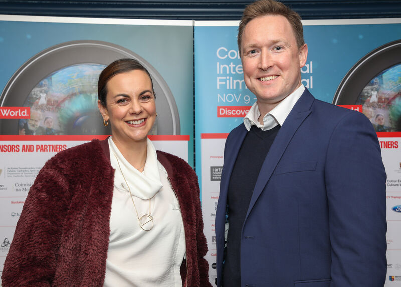 Hilary Rose and Dominic McHale from The Young Offenders. Hilary Rose and Dominic McHale from The Young Offenders.