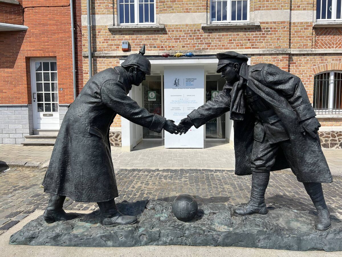 Ceasefire memorial at Mesen. Picture: Roz Crowley Ceasefire memorial at Mesen. Picture: Roz Crowley
