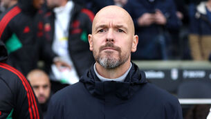 <p>CRUNCH TIME: Erik ten Hag, who believes his Manchester United side have already proven they can overcome major setbacks as they look to bounce back from Wednesday's stunning 4-3 Champions League loss to Copenhagen. Pic: Kieran Cleeves/PA Wire.</p>