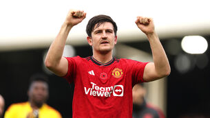 <p>Harry Maguire is firmly back in favour. Pic: Kieran Cleeves/PA</p>