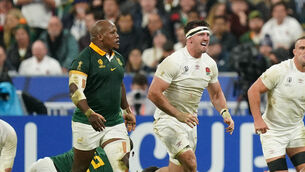 <p>Tom Curry is standing by allegations of racial abuse against Bongi Mbonambi. Pic: Mike Egerton/PA</p>