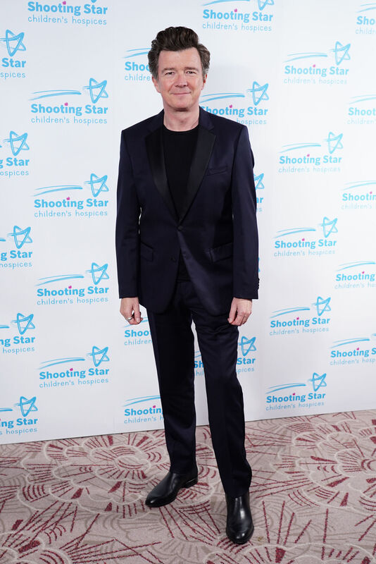 Rick Astley arriving for the annual Shooting Star Ball in aid of leading children's hospice charity Shooting Star Children's Hospices, at the Royal Lancaster, in London on Friday November 10. Picture: Ian West/PA Wire