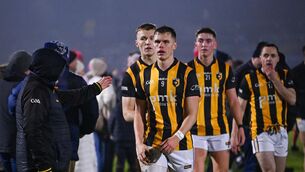 <p>ARMAGH GIANTS: Oisin O'Neill of Crossmaglen Rangers after his side's defeat in the AIB Ulster GAA Football Senior Club Championship quarter-final match between Trillick of Tyrone and Crossmaglen Rangers of Armagh at O'Neills Healy Park in Omagh, Tyrone. Pic: Ramsey Cardy/Sportsfile</p>