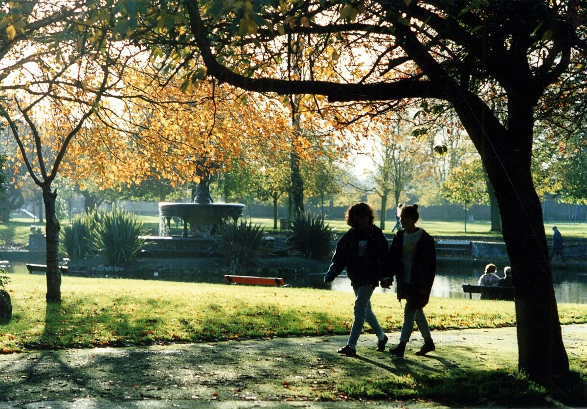 Cork City's Fitzgerald Park. Planting of trees in cities is a pivotal ingredient to the 15-minute city concept that has grown out of efforts to reduce car dependency while meeting climate targets and creating walkable, liveable neighbourhoods with access to nature.