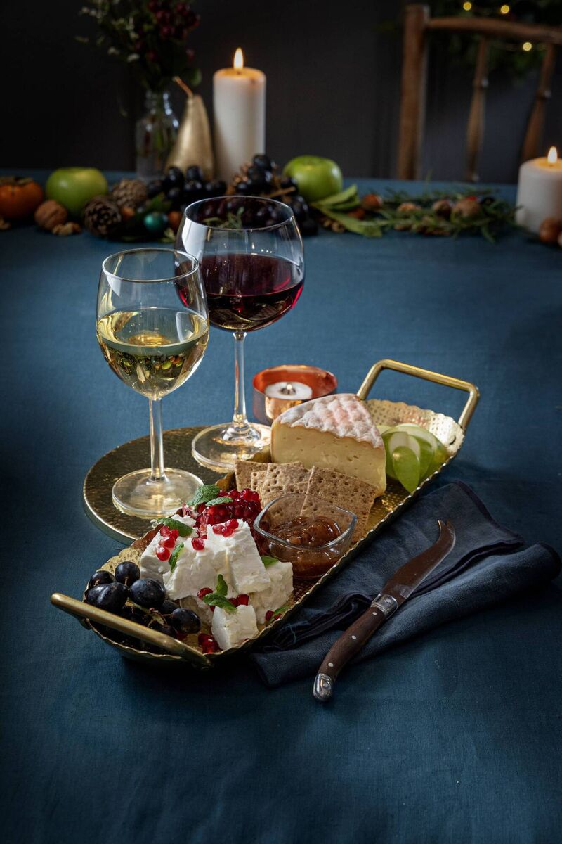 A delightful supper for two. 