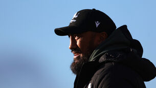<p>RACE TO GET FIT: Bundee Aki is in a race to be fit for Connacht’s Champions Cup games next month as he recovers from a hamstring injury picked up in France. Pic: ©INPHO/James Crombie</p>