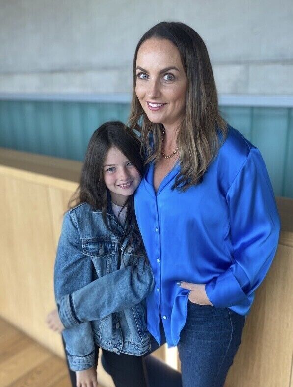 Schoolteacher Tracey Flynn with daughter Callie