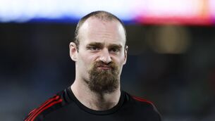 <p>MUNSTR-BOUND? Oli Jager of the Crusaders</p>