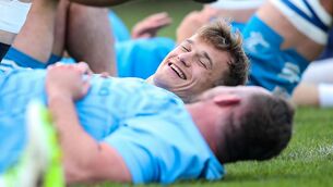 <p>Josh van der Flier at Leinster Rugby Squad Training, UCD, Dublin 14/11/2023</p>
