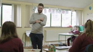 <p>Deaf not Dumb: Kevin Dudley teaching on placement at the Holy Family School for the Deaf.</p>