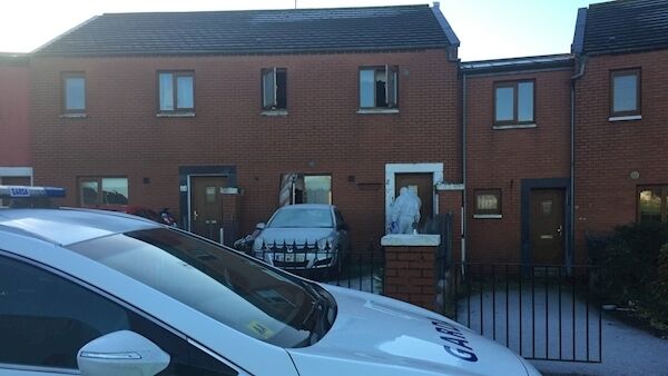 Garda forensics at the scne of the incident last month. Pic: Eoin English