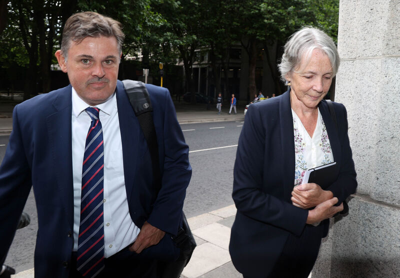 RTÉ director general Kevin Bakhurst and RTÉ board chairwoman Siún Ní Raghallaigh pictured in July on their way to meet Media Minister Catherine Martin in the wake of the RTÉ controversy. The board's July minutes reveal details of its discussions about 'Toy Show The Musical'. File picture: Sam Boal/RollingNews