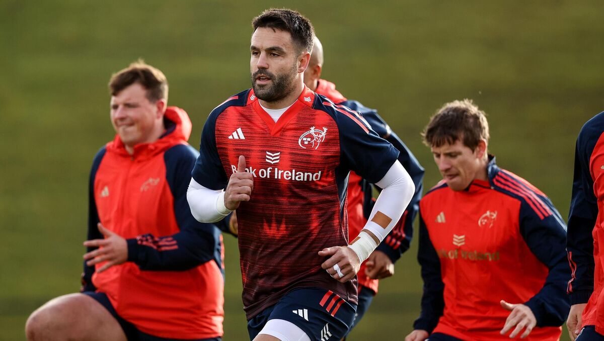 RETURN: Conor Murray in training. RETURN: Conor Murray in training.