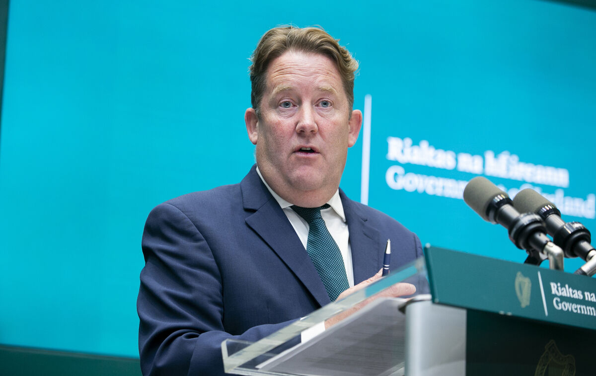 Housing Minister Darragh O’Brien confirmed approval for 274 owner-occupier apartments proposed by Glenveagh. Picture: Gareth Chaney/Collins Housing Minister Darragh O’Brien confirmed approval for 274 owner-occupier apartments proposed by Glenveagh. Picture: Gareth Chaney/Collins