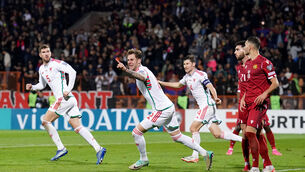 <p>Joe Rodon had a hand in Wales’ equaliser. Pic: Zac Goodwin/PA</p>