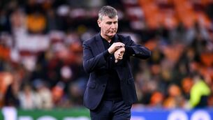 <p>TIME'S UP: Republic of Ireland manager Stephen Kenny. Photo by Stephen McCarthy/Sportsfile</p>