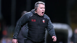 <p>ROOM FOR IMPROVEMENT: Ballygunner manager Darragh O'Sullivan during the game. Pic Credit ©INPHO/Laszlo Geczo</p>