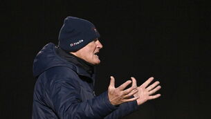 <p>SERIOUS SERVANT: UCC manager Billy Morgan during the HE GAA Sigerson Cup Round 3 match between University College Cork and Queen's University Belfast. Pic: Piaras Ó Mídheach/Sportsfile</p>