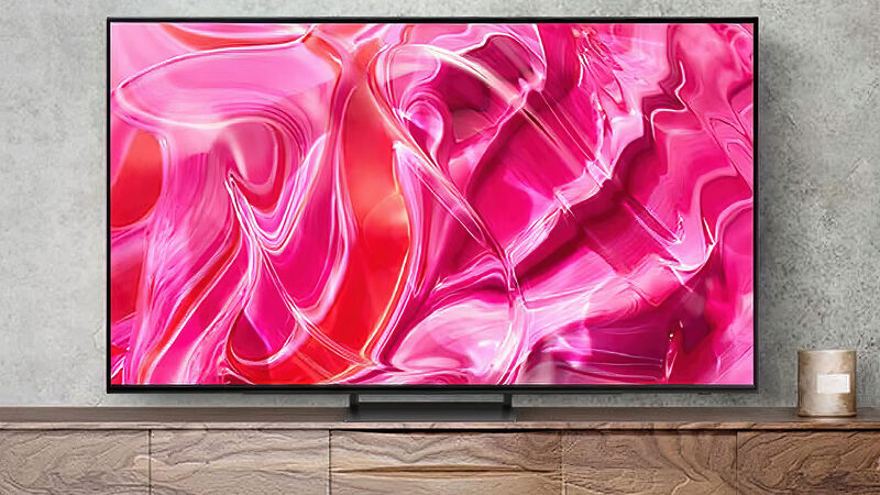 The Samsung S90C comes in 55, 65 and 77-inch sizes. Picture: Noel Camion.