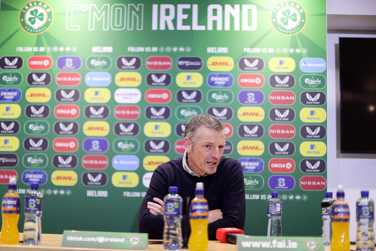 Ireland U21 manager Jim Crawford. Pic Credit ©INPHO/Laszlo Geczo Ireland U21 manager Jim Crawford. Pic Credit ©INPHO/Laszlo Geczo