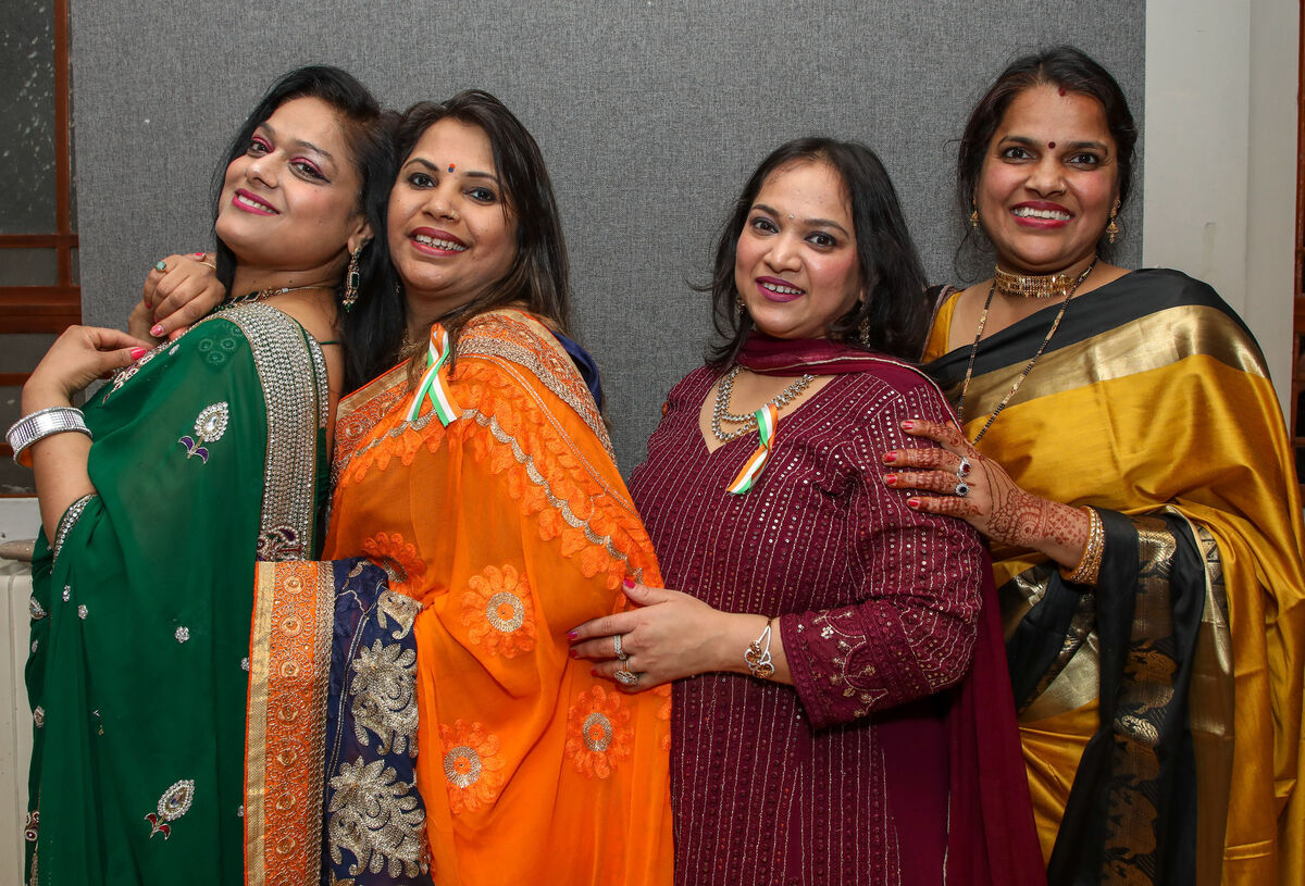 Rati Gupta, Poornima Chaudhary, Tanu Rastogi, and Pooja Nagar enjoying the Cork Diwali event. Picture: David Creedon Rati Gupta, Poornima Chaudhary, Tanu Rastogi, and Pooja Nagar enjoying the Cork Diwali event. Picture: David Creedon