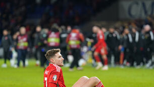 Wales have not qualified automatically for Euro 2024 (Joe Giddens/PA)