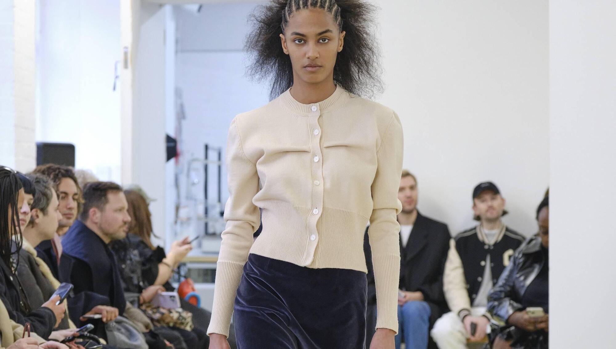 Both fashion iconography and iconoclast; beneath the cardigan’s prim exterior belies a reputation for disrupting the status quo.