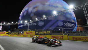 <p>LEAVING LAS VEGAS: Red Bull driver Max Verstappen during the GP in the city this week. Picture:AP Photo/Nick Didlick</p>