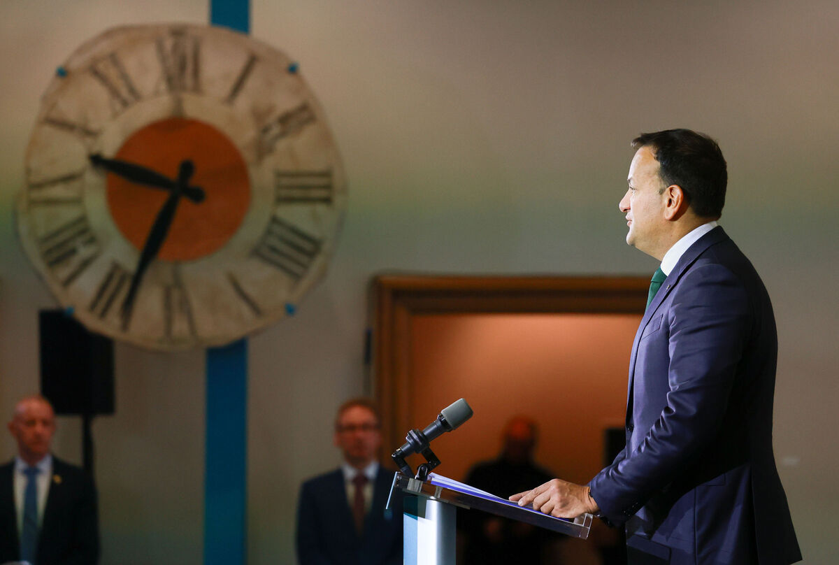 Taoiseach Leo Varadkar making a statement to media concerning the the riots in Dublin. Sam Boal / RollingNews.ie