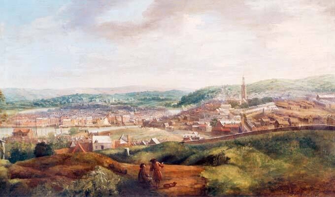 John Butts' View of Cork From Audley Place. John Butts' View of Cork From Audley Place.