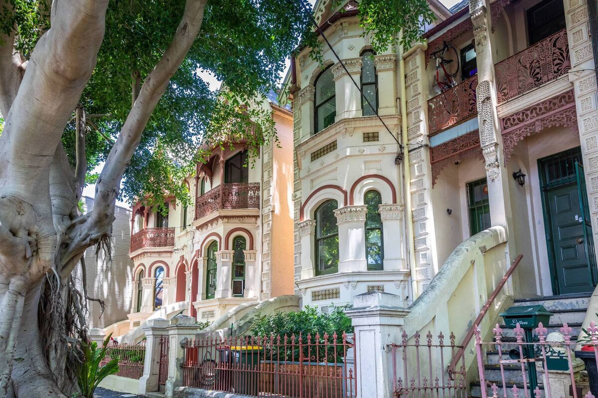 An image of a typical terrace house in Sydney. An image of a typical terrace house in Sydney.