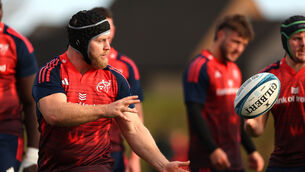 <p>TOUGH CHALLENGE: Munster's Jeremy Loughman is expecting a tough challenge from Leinster. Pic:  ©INPHO/James Crombie</p>