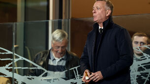 <p>UNDER PRESSURE: FAI CEO Jonathan Hill. Picture: INPHO/Ben Brady</p>