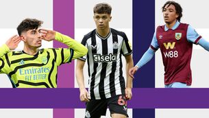 <p>TV GUIDE: Luca Koleosho of Burnley, Kai Havertz of Arsenal and Lewis Miley of Newcastle</p>