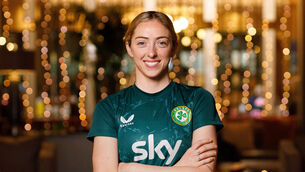 <p>HARD TO GAUGE: Megan Connolly on Republic of Ireland duty. Pic Credit: ©INPHO/Tom Maher</p>