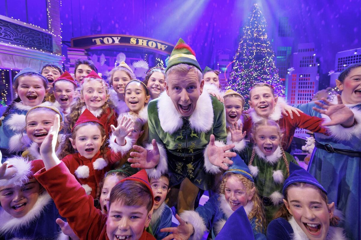 Patrick Kielty pictured during the opening of the Toy Show. Picture: Andres Poveda / RTÉ̇