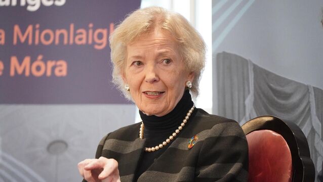 Former president turned climate justice activist Mary Robinson has criticised Joe Biden for issuing 'more licensing permits than Donald Trump'. <p>Former president turned climate justice activist Mary Robinson has criticised Joe Biden for issuing 'more licensing permits than Donald Trump'.</p>