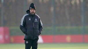 <p>Erik ten Hag’s side need a win in Turkey. Pic: Martin Rickett/PA</p>