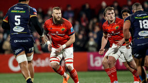 <p>'UNFINISHED BUSINESS': Munster's RG Snyman is set to be out until March. Pic: ©INPHO/Ben Brady</p>