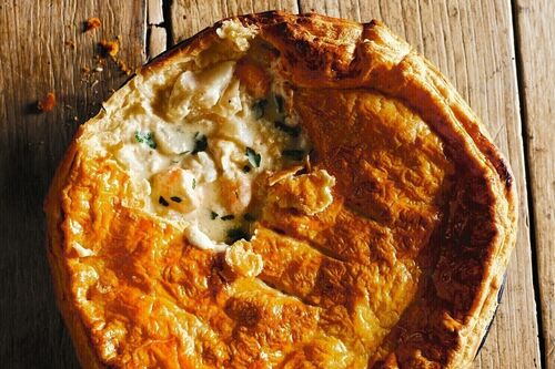 Rick Stein’s puff pastry topped fish pie recipe