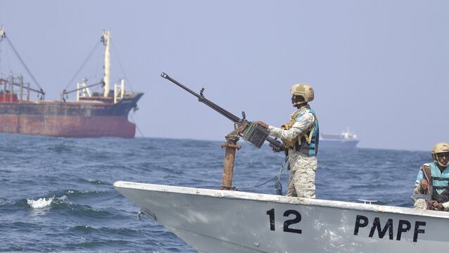 Somalia’s maritime police force has intensified patrols in the Red Sea after a failed pirate hijacking of a ship in the Gulf of Aden (Jackson Njehia/AP)