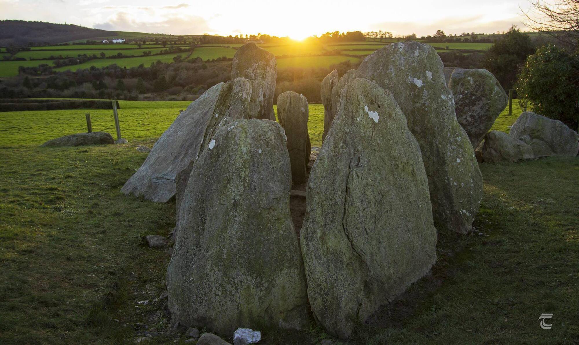 Irish monument marking both the rising and setting solstice sun — and it's not Newgrange