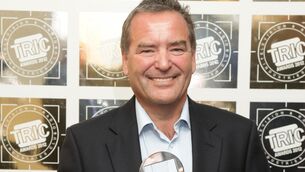 <p>UNBELIEVABLE JEFF: Jeff Stelling with his Sports Presenter award during the Television and Radio Industries Club (TRIC) Awards, at Grosvenor House Hotel on Park Lane, central London.</p>