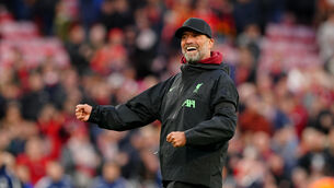 Liverpool manager Jurgen Klopp believes opposition teams have a difficult time visiting Anfield (Peter Byrne/PA)