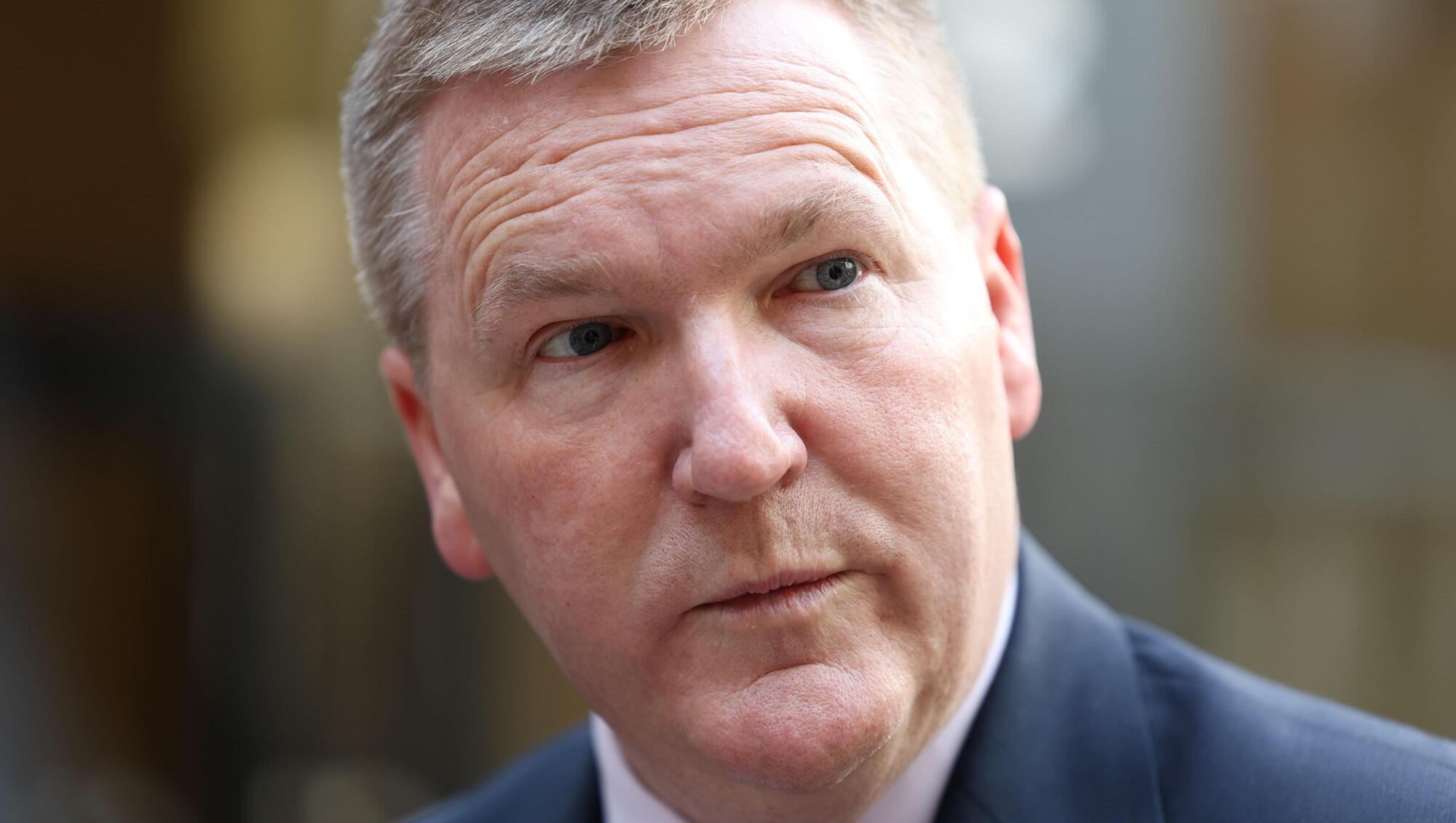 Finance Minister Michael McGrath said that drop in GDP is partly due to the pharmaceutical sector seeing a fall-off in demand for covid-related product. Photograph: Leah Farrell