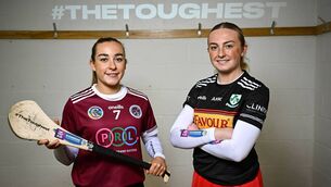 <p>ACL SCOURGE: AIB ambassadors and camogie players, Ciara Phelan of Dicksboro, Kilkenny, and Roisin McCormick of Loughgiel Shamrocks, Antrim, pictured ahead of this weekend's AIB Camogie All-Ireland Club Championship semi-finals. Pic:Harry Murphy/Sportsfile </p>