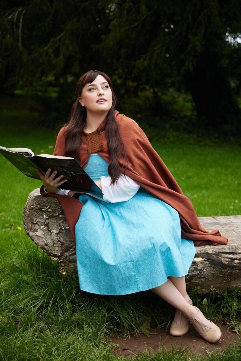 Marion Goggin as Belle at Blarney Castle and Gardens for the launch of The Everyman and CADA's Christmas Panto, Beauty and the Beast. Picture: Miki Barlok
